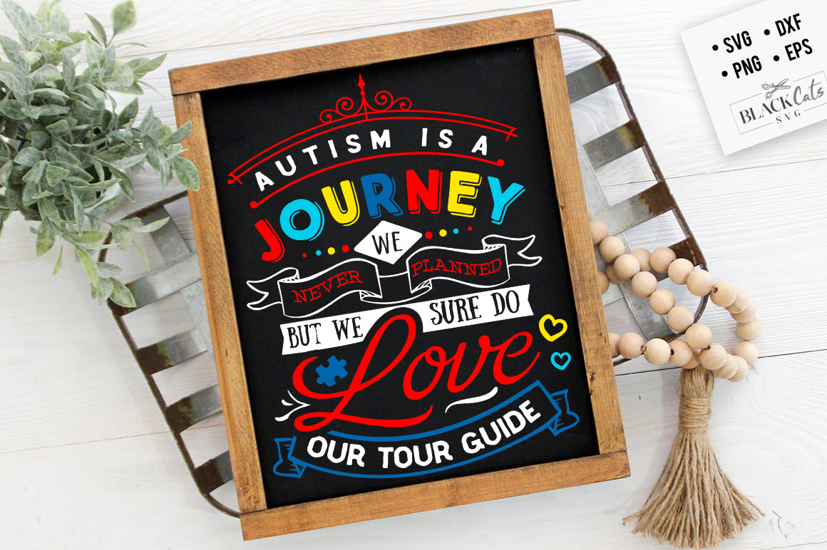 Autism is a journey SVG