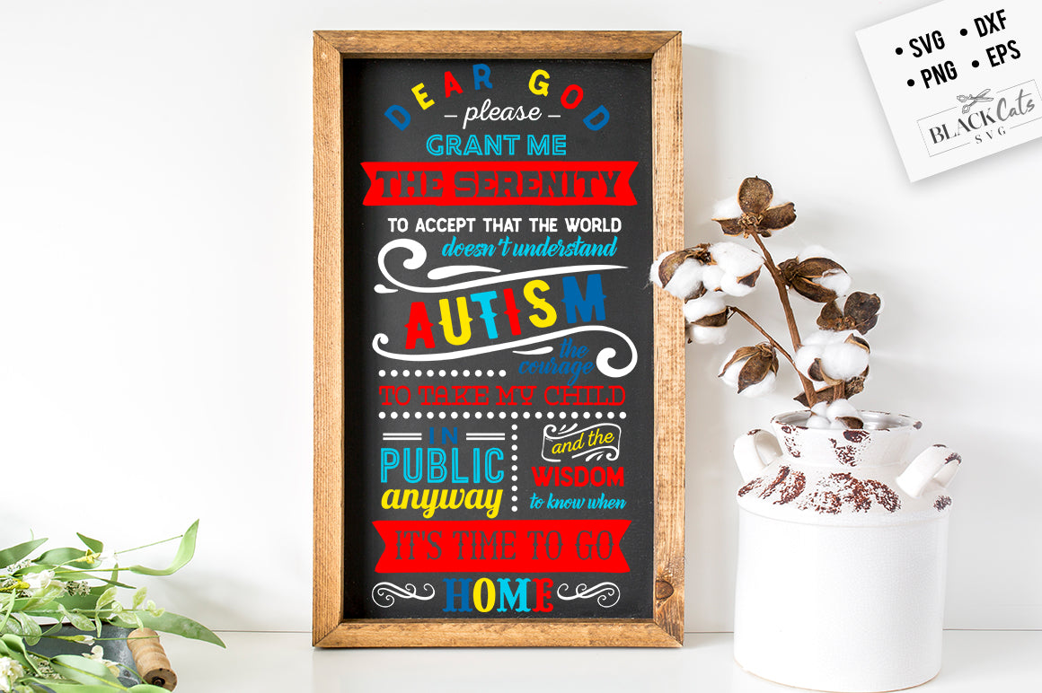 Dear God please grant me SVG