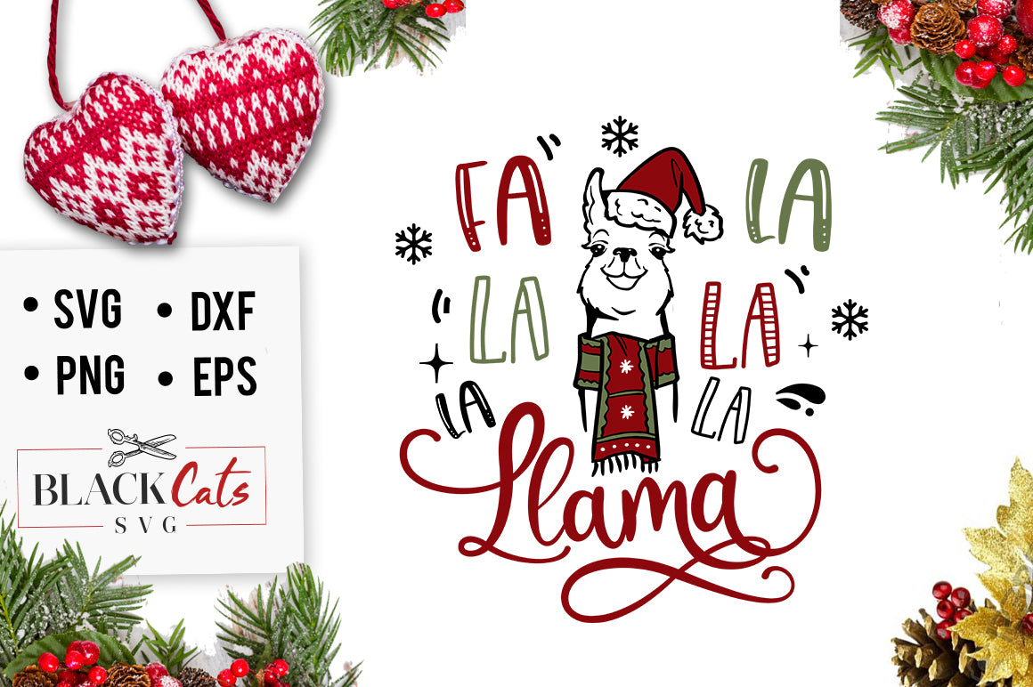 Fa La La La Llama SVG