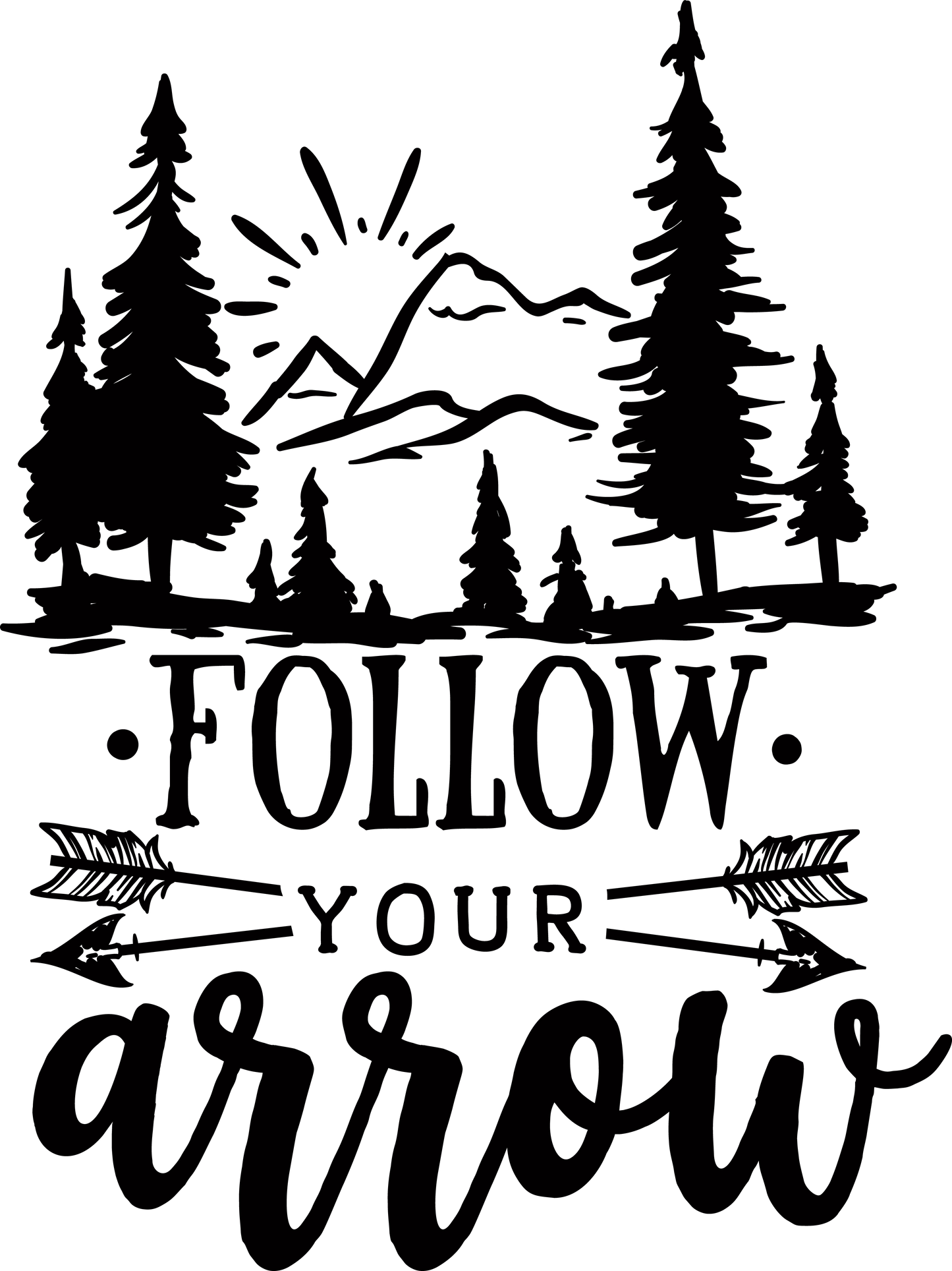 Follow Your Arrow SVG
