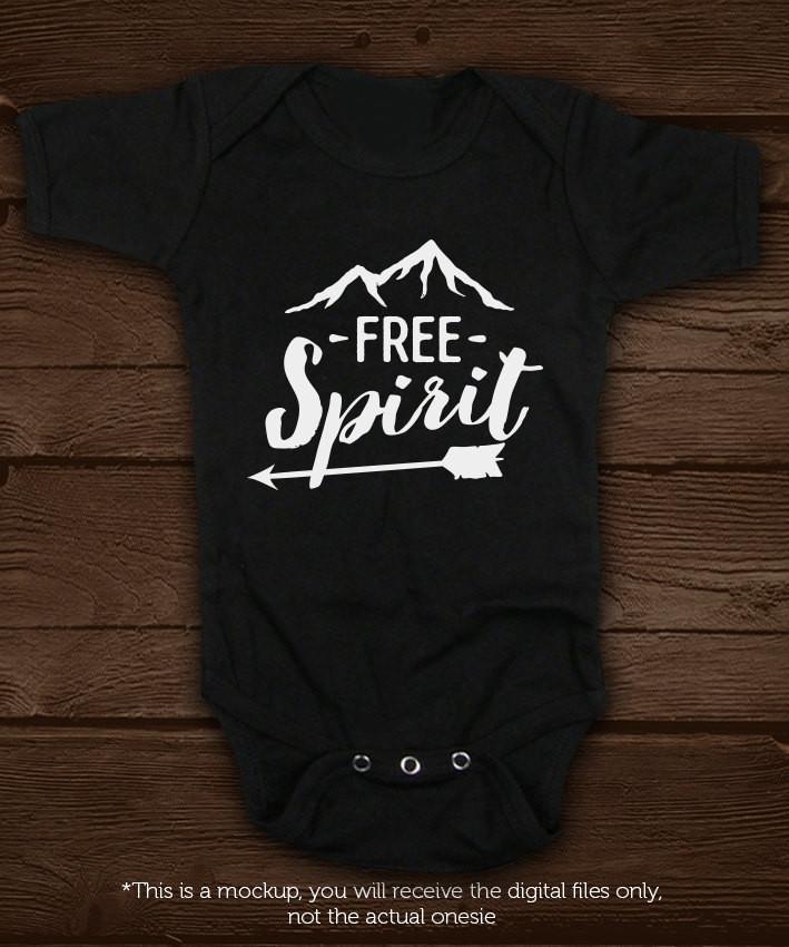 Free spirit SVG file Cutting File Clipart in Svg, Eps, Dxf, Png for Cricut & Silhouette BlackCatsSVG