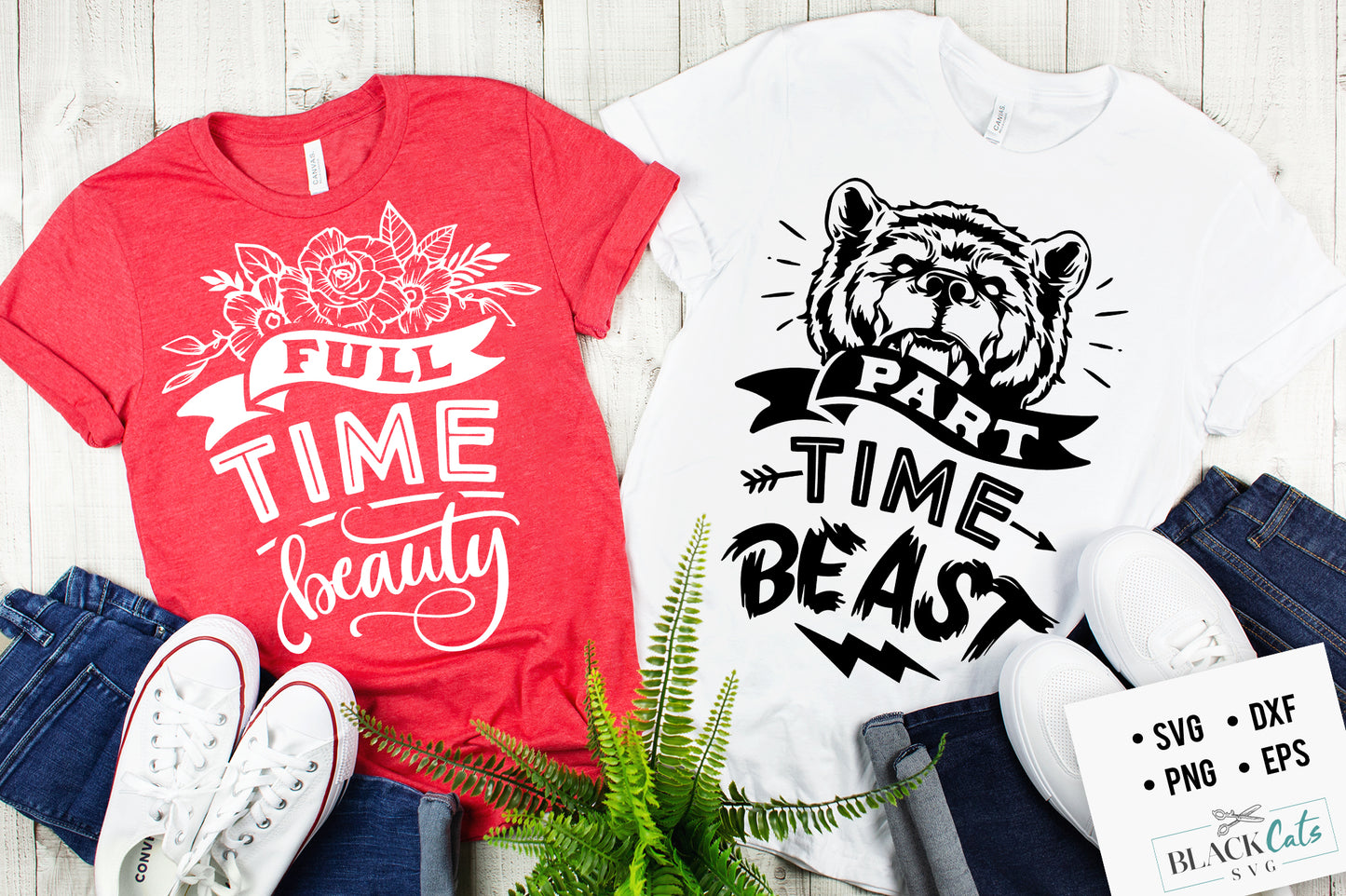 Full time beauty part time beast SVG