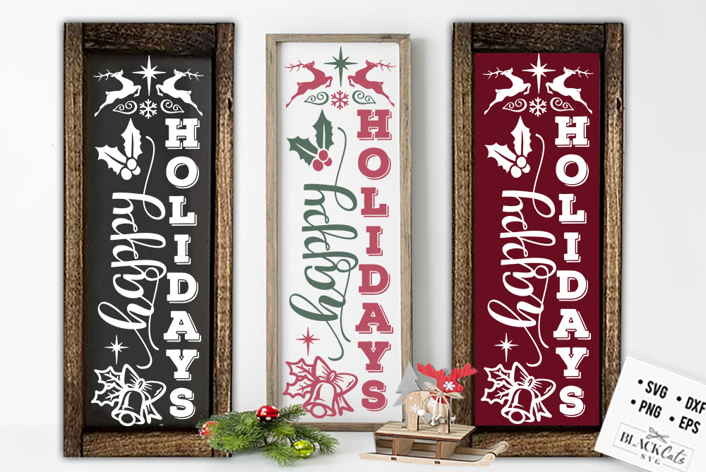 Happy Holidays SVG