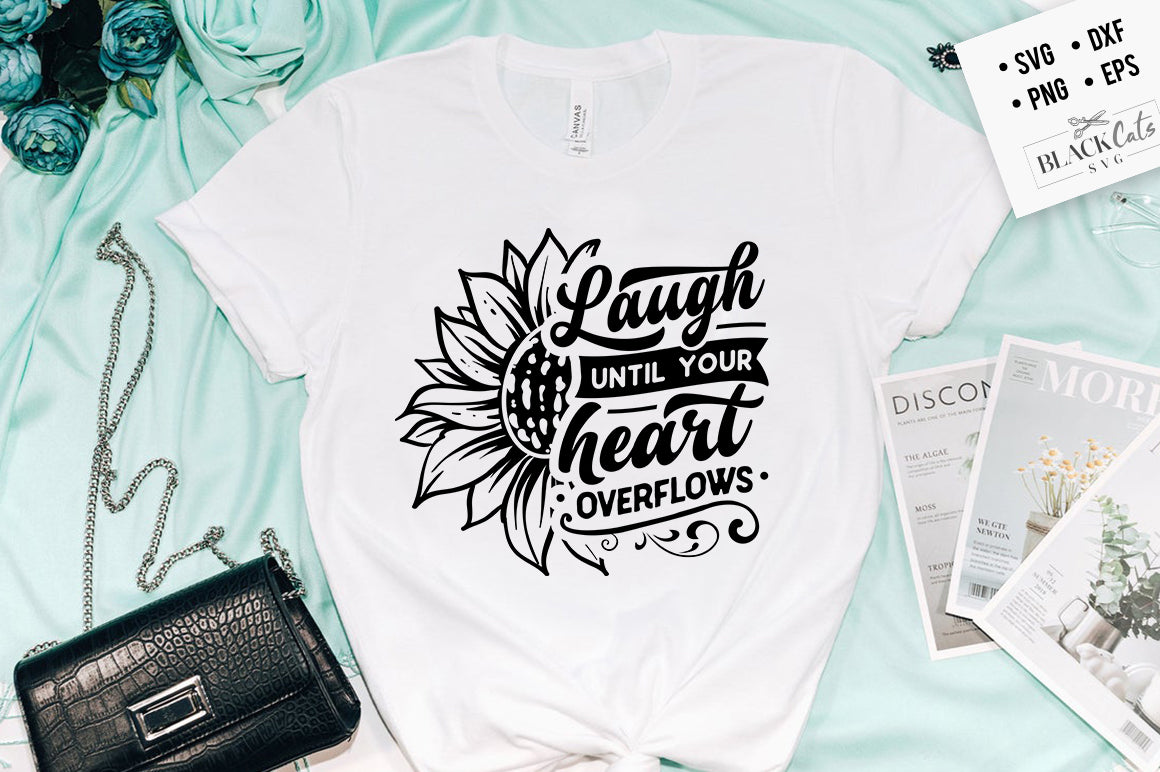 Laugh until your heart overflows SVG file