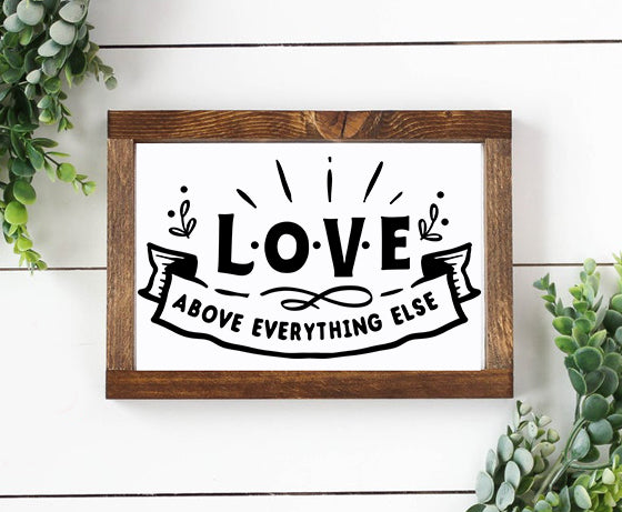 Love above everything SVG