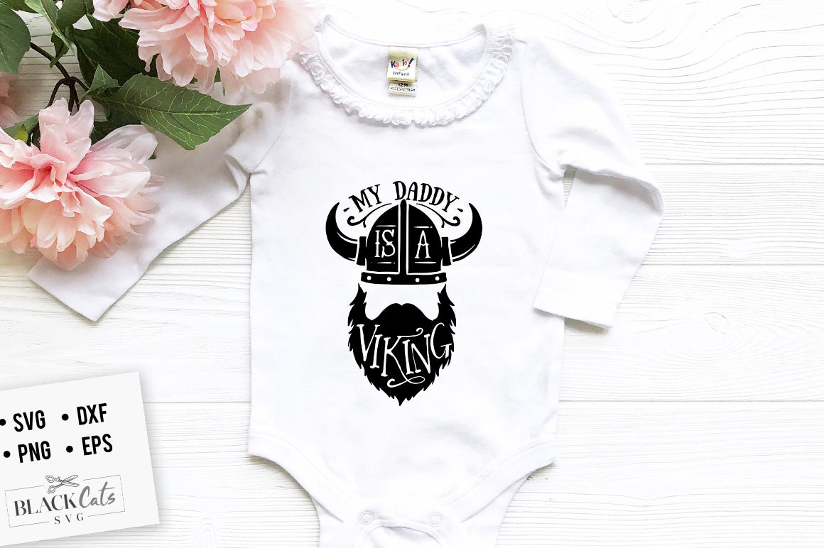 My Daddy is A Viking SVG File