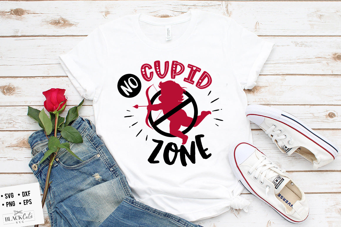 No Cupid Zone SVG
