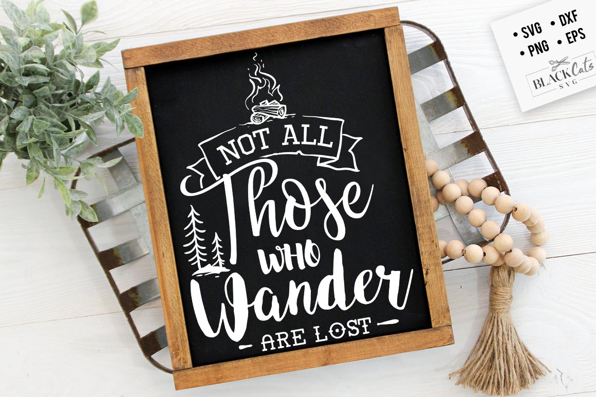 Not all those who wander SVG