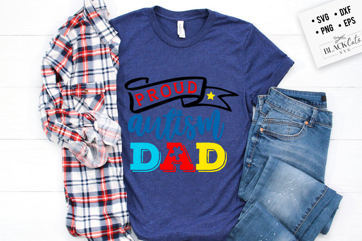 Proud autism dad SVG