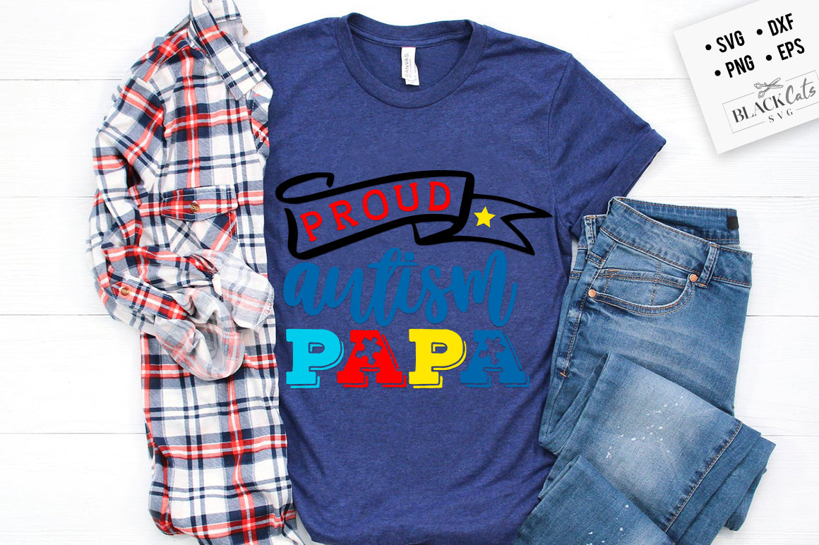Proud autism papa SVG