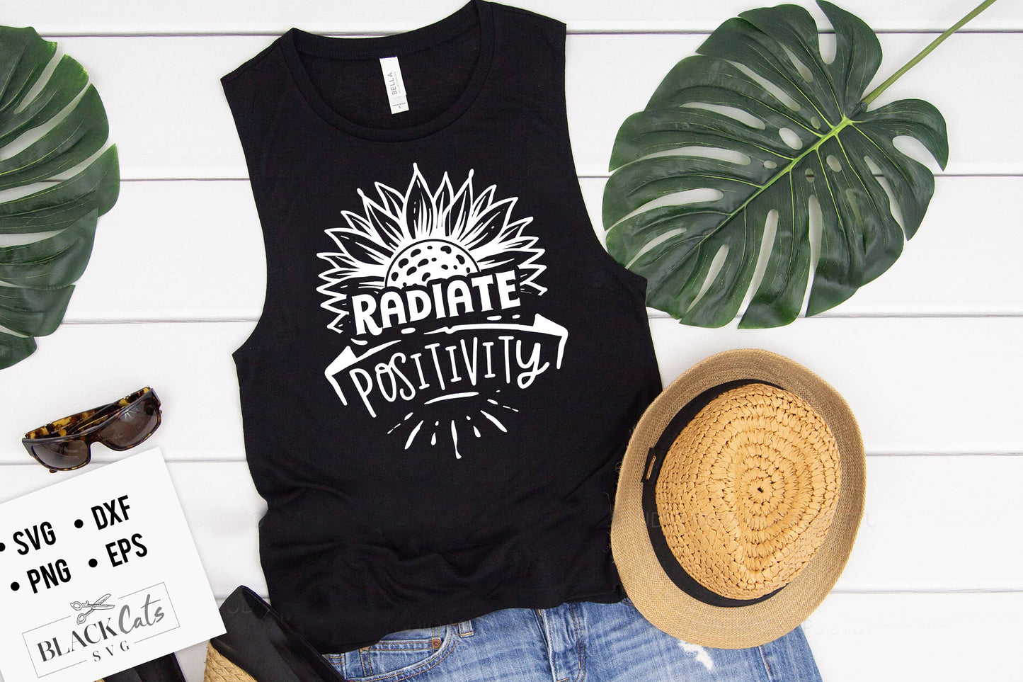 Radiate positivity SVG file