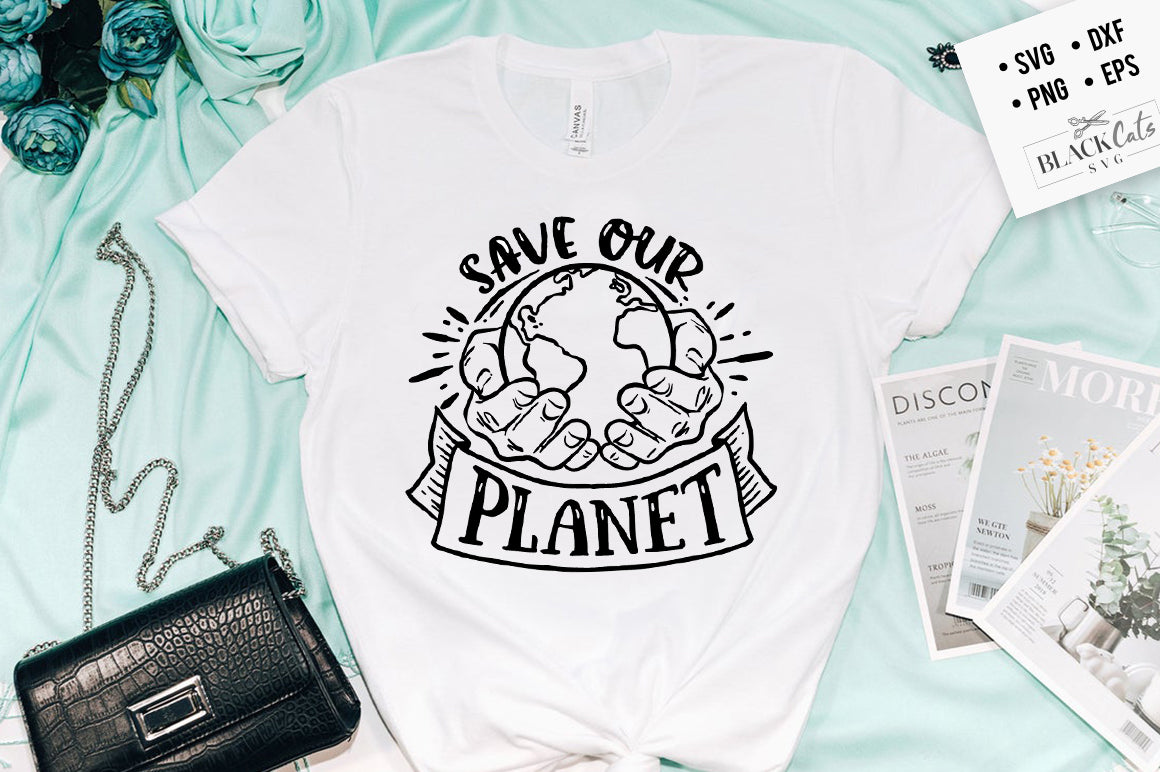 Save Our Planet SVG File