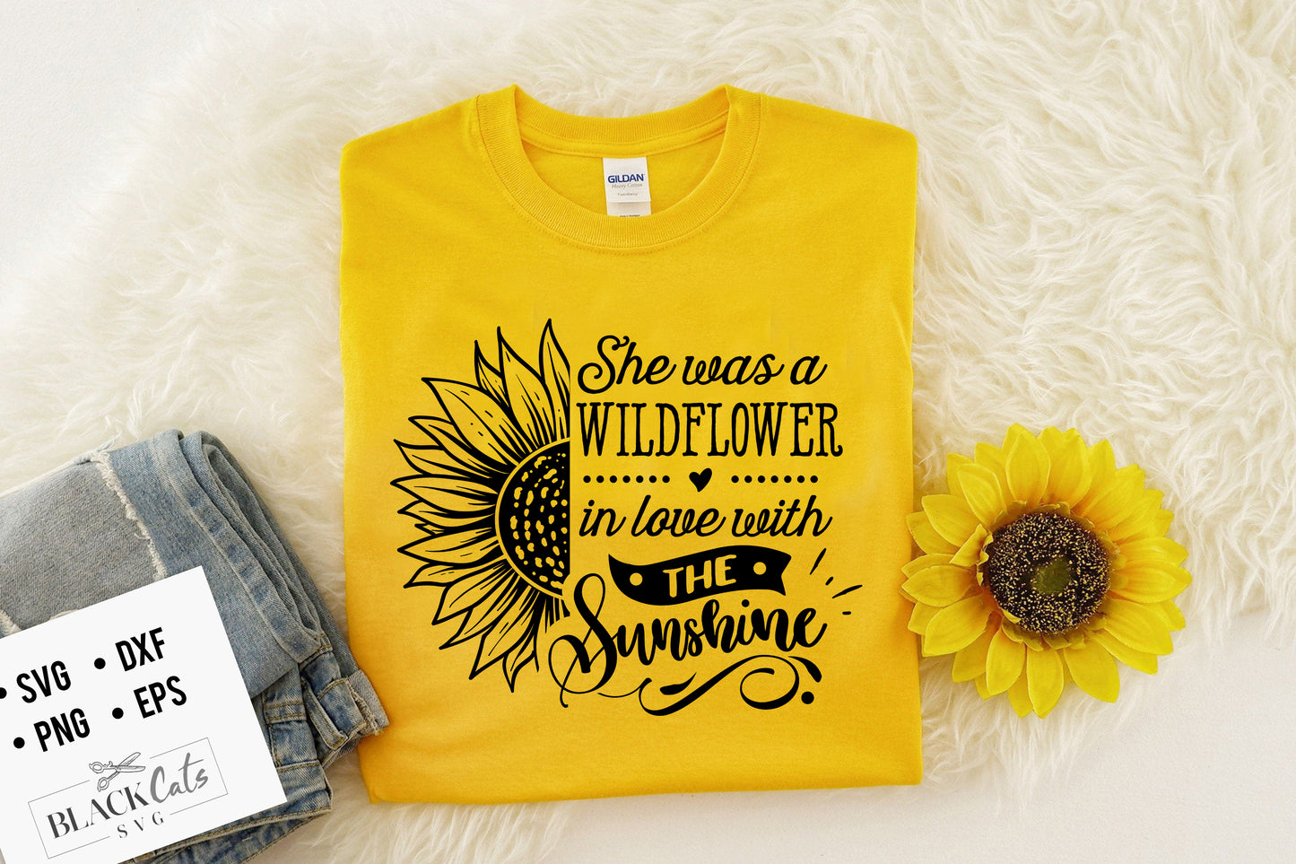 She was a wildflower SVG file