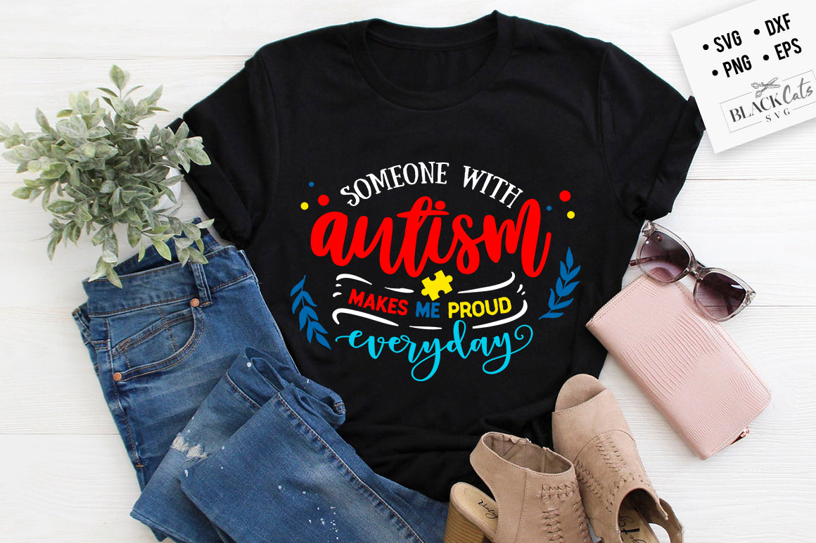 Someone with autism SVG