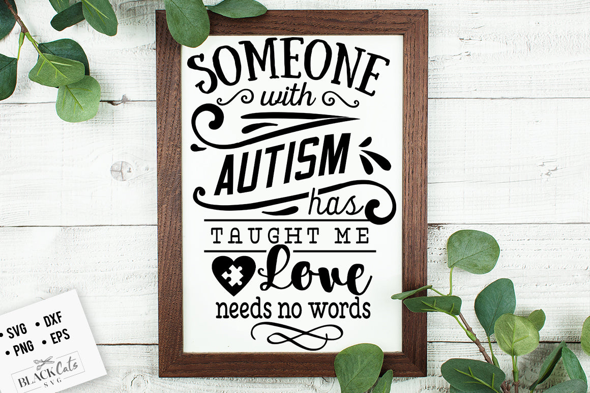 Someone with autism has taught SVG