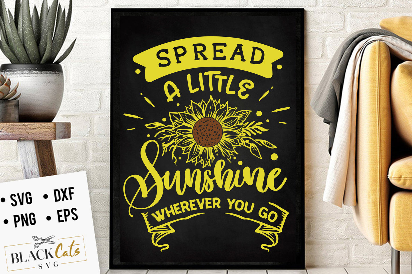 Spread a little sunshine SVG file