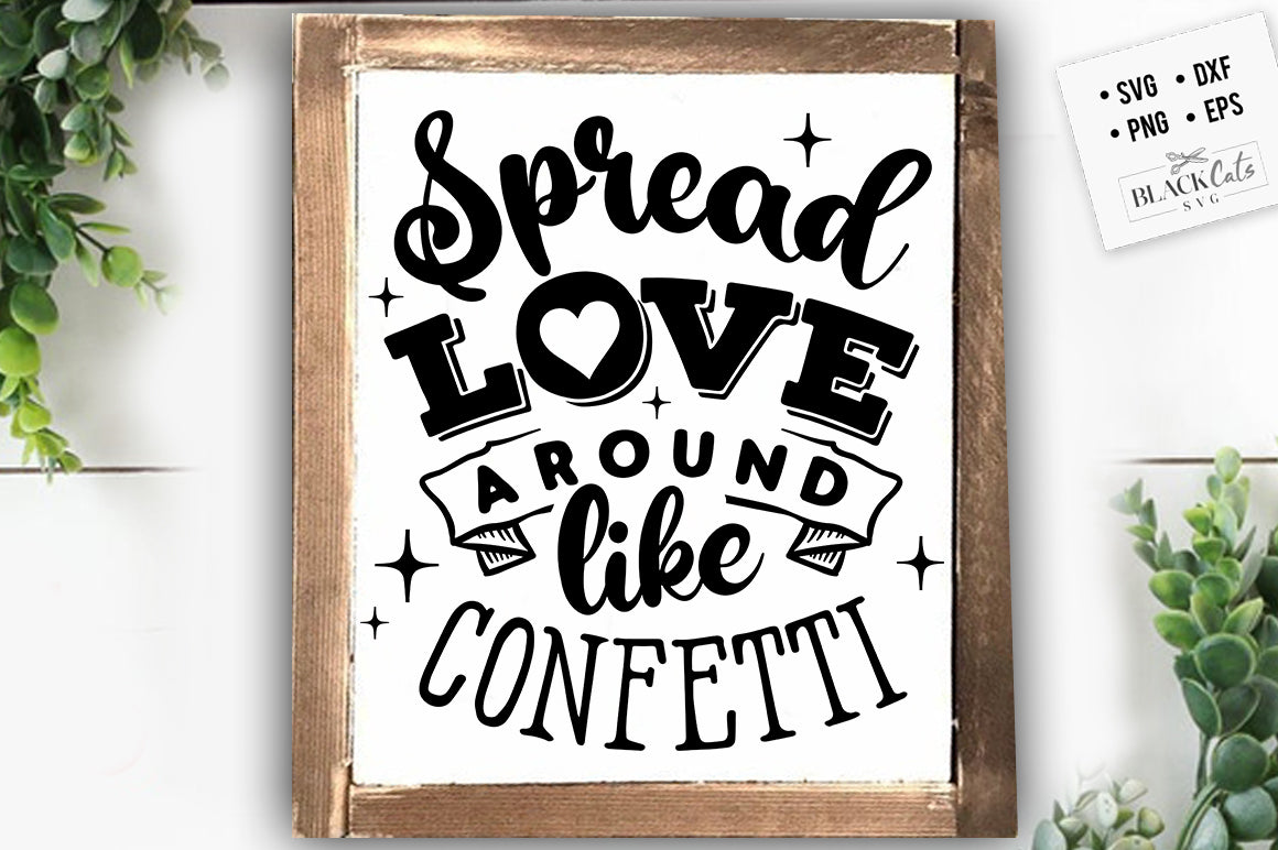 Spread love around SVG