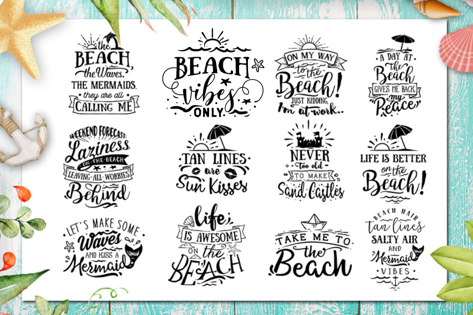 Summer Bundle - 65 Summer SVG files Bundle Summer SVG file Cutting File Clipart in Svg, Eps, Dxf, Png for Cricut & Silhouette