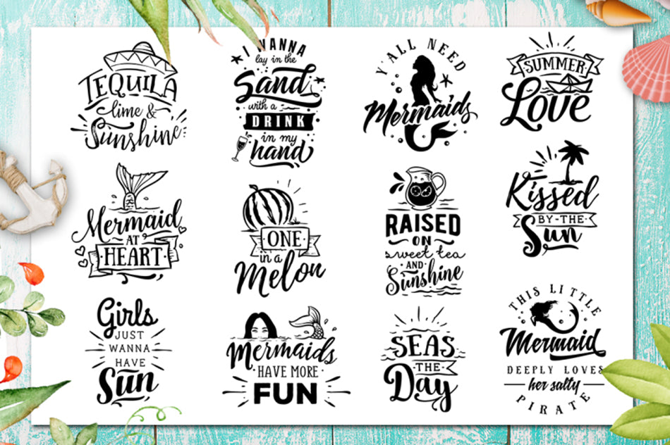 Summer Bundle - 65 Summer SVG files Bundle Summer SVG file Cutting File Clipart in Svg, Eps, Dxf, Png for Cricut & Silhouette