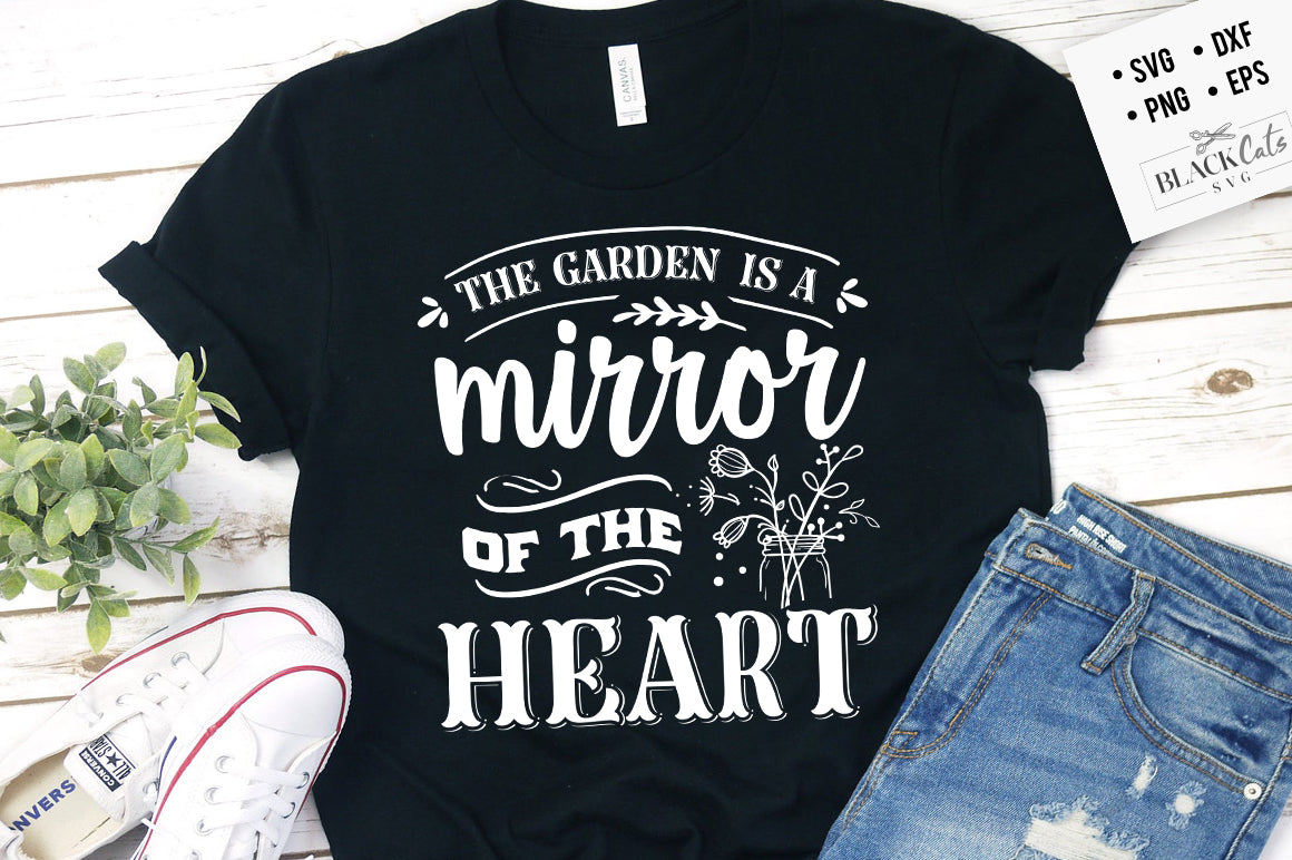 The garden is a mirror SVG
