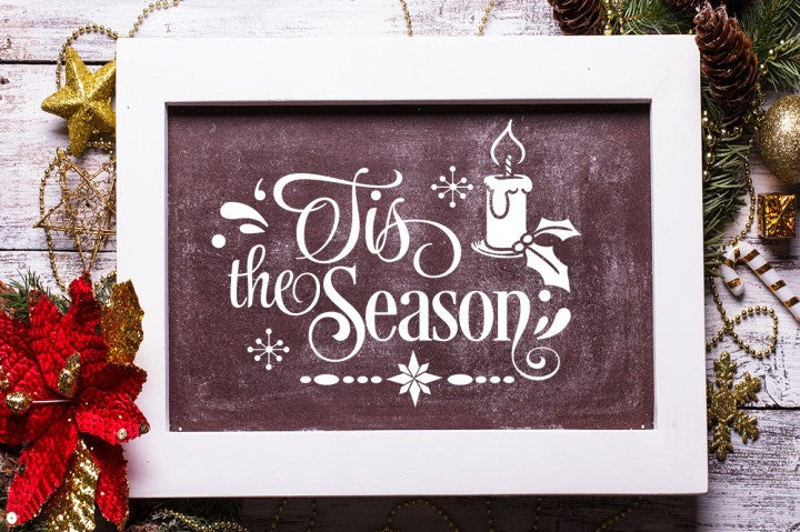 Tis the Season SVG cutting file