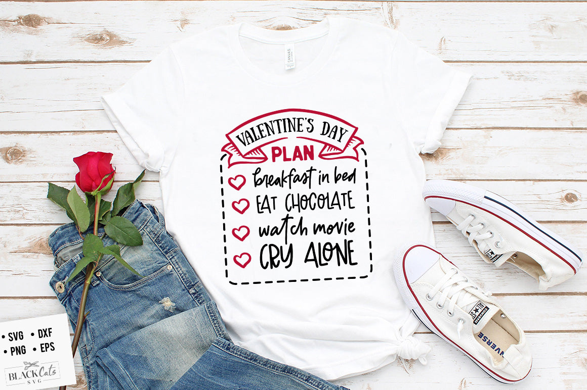 Valenties Day plan SVG