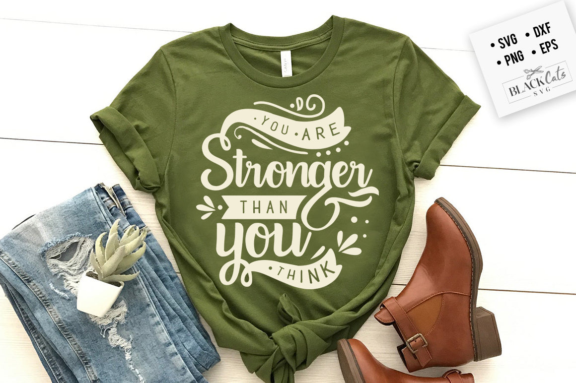 You are stronger SVG