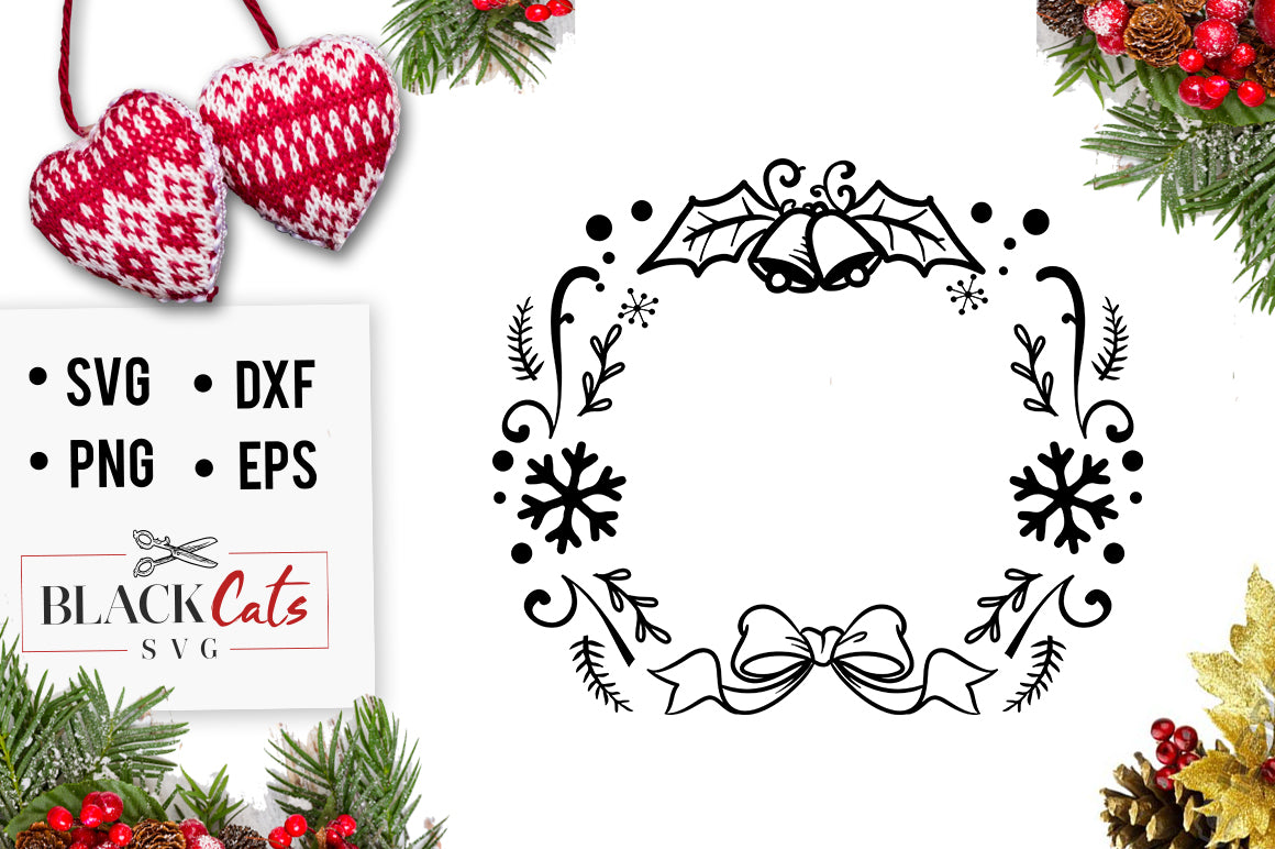 Christmas Wreath SVG