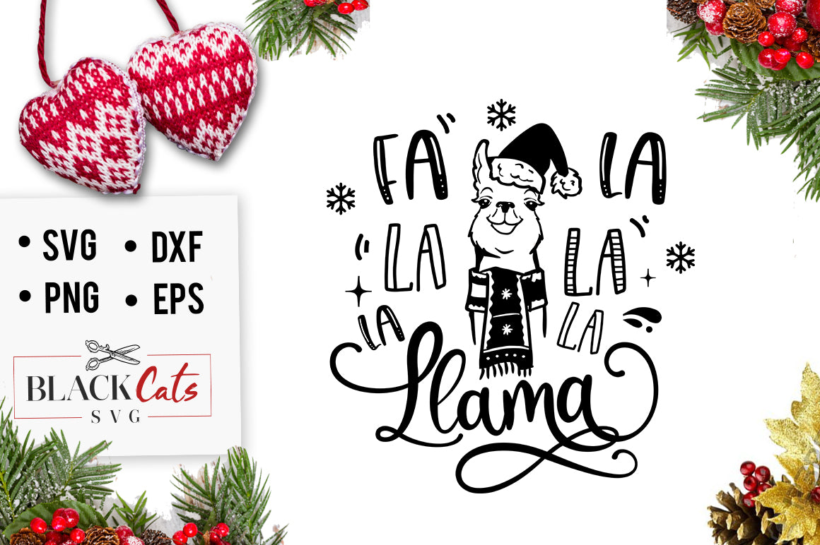 Fa La La La Llama SVG