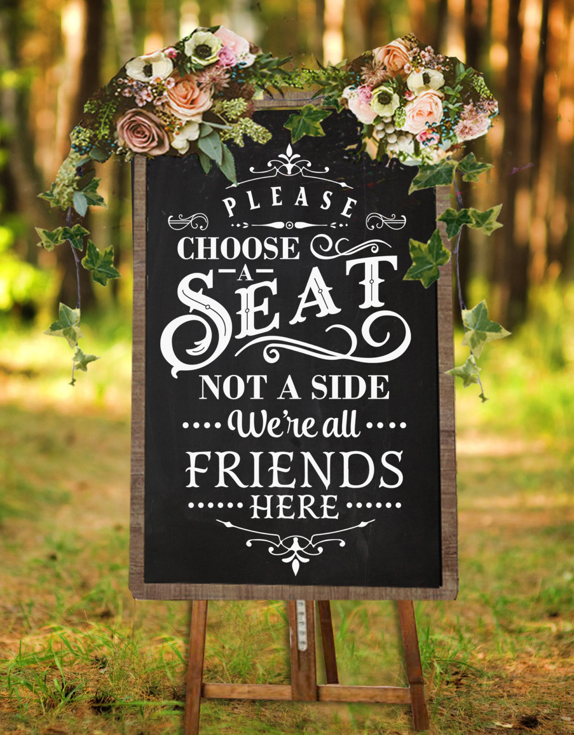 Please choose a seat not a side - we're all friends SVG file Cutting File Clipart in Svg, Eps, Dxf, Png for Cricut & Silhouette  svg - BlackCatsSVG