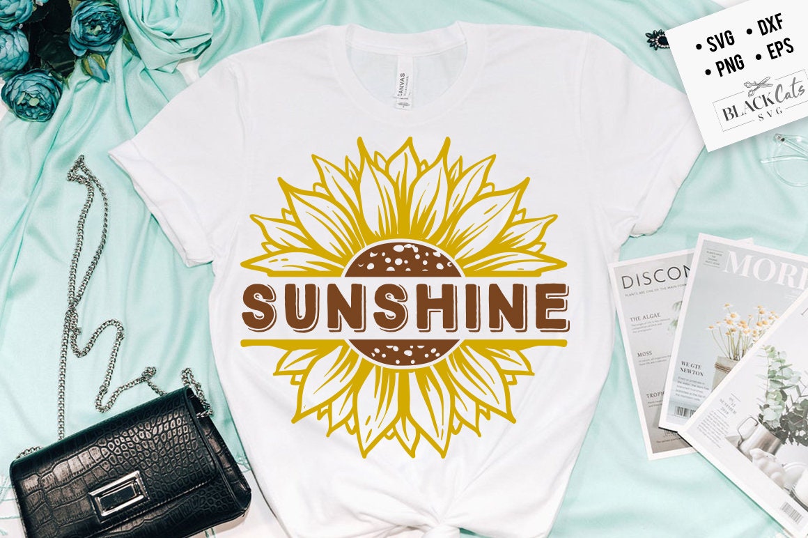 Sunflower monogram svg, Sunflower svg, sunflower quotes svg, sunshine svg, Funny sunflower quotes svg, kindness svg