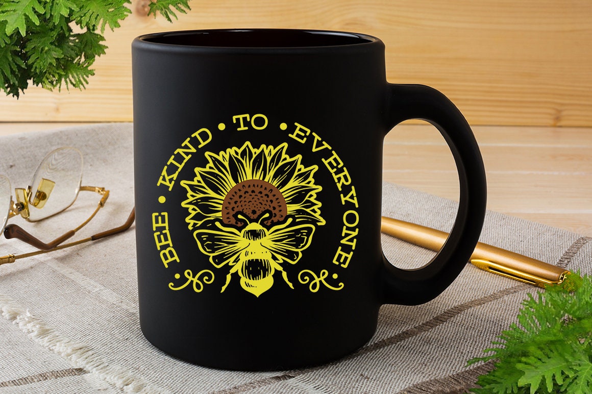 Bee kind to everyone svg, Sunflower svg, sunflower quotes svg, sunshine svg, Funny sunflower quotes svg, kindness svg