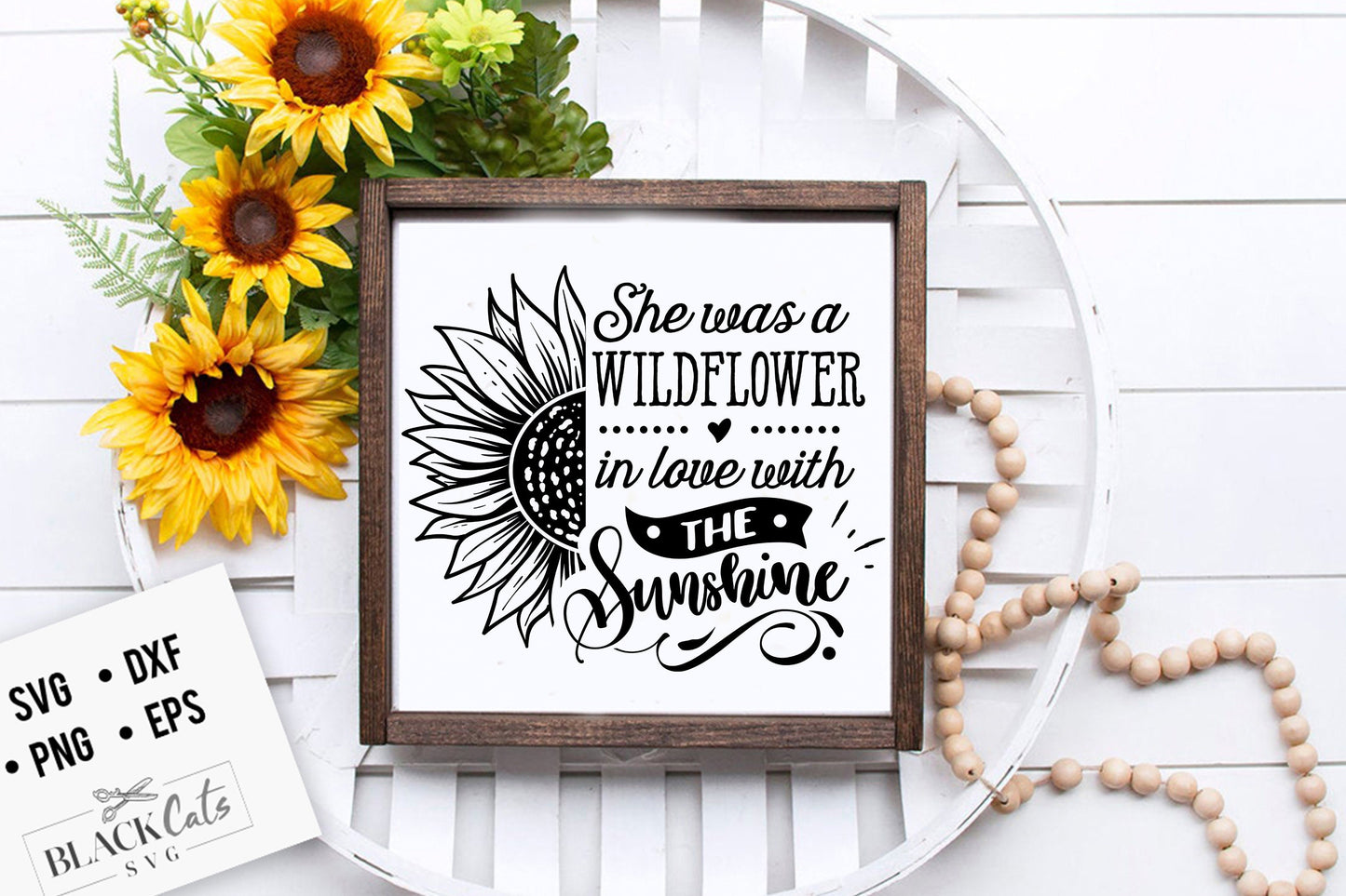 She was a wildflower svg, Sunflower svg, sunflower quotes svg, sunshine svg, Funny sunflower quotes svg, kindness svg