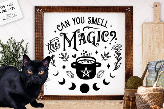 Can you smell the magic SVG, Witch kitchen svg, Magic Kitchen svg, Kitchen vintage poster svg, Witches Kitchen svg, Wicthcraft svg