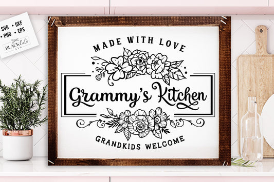 Grammy's kitchen svg, Grandma's kitchen SVG, nana's kitchen svg, Kitchen svg, Funny kitchen svg, Pot Holder Svg, Kitchen svg