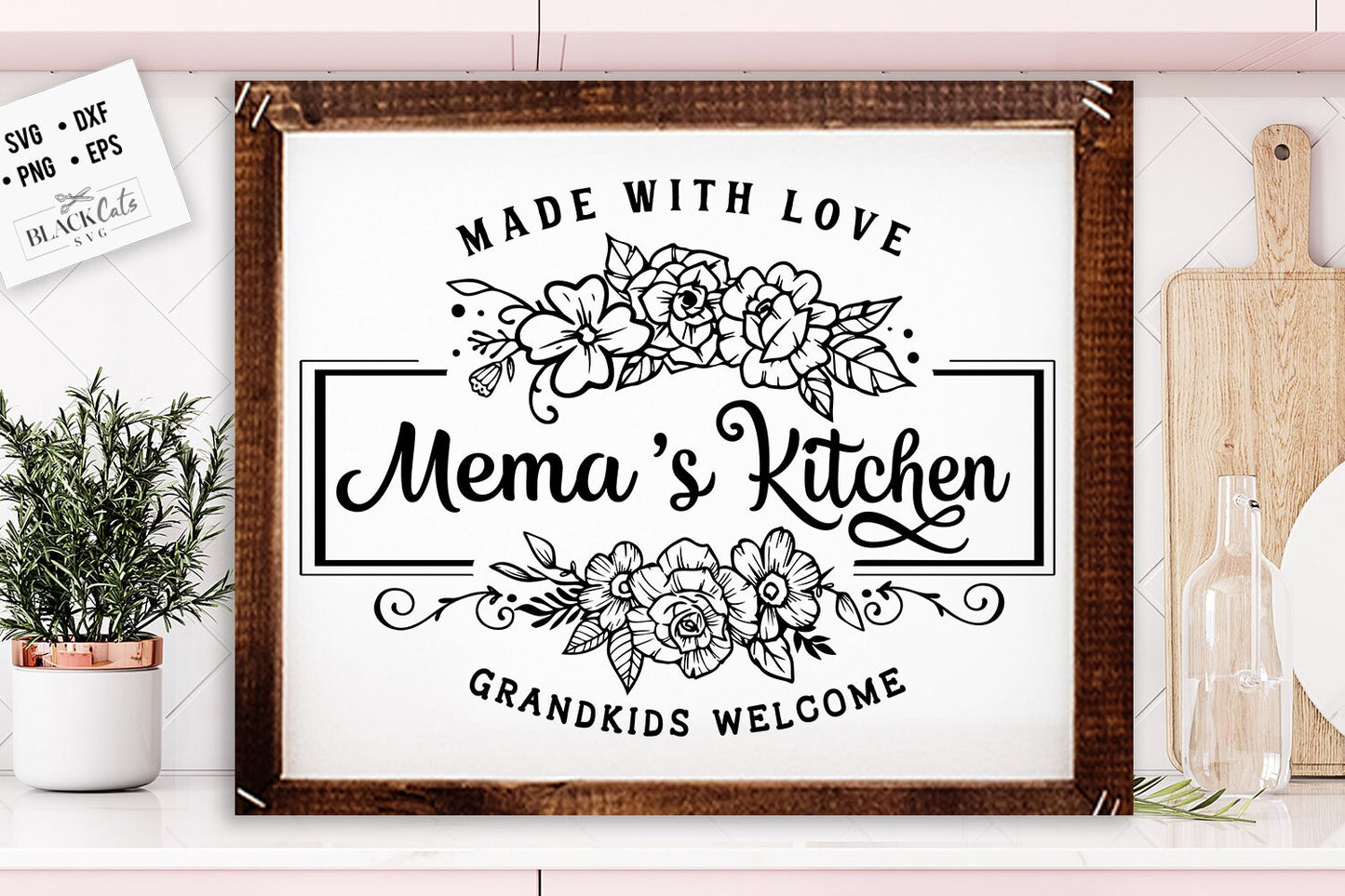 Mema's kitchen svg, Grandma's kitchen SVG, nana's kitchen svg, Kitchen svg, Pot Holder Svg, Kitchen svg