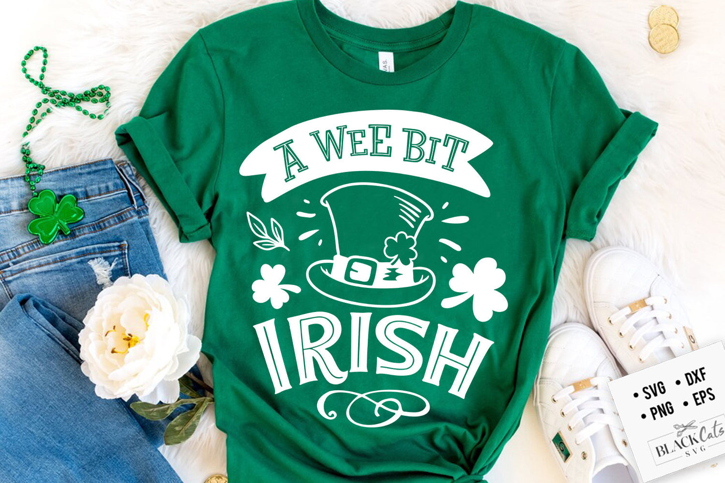 A wee bit Irish svg, St Patrick SVG, St Patricks Day SVG, St Patrick's Day Svg, St Patricks Svg, Shamrock Svg, Clover Svg, Irish svg