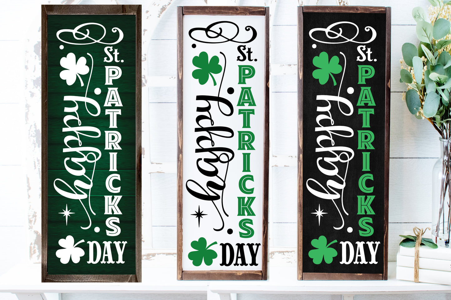 Happy St Patricks Day svg, St Patricks porch sign svg, St Patrick SVG, Vertical Porch sign svg, St Patricks Day SVG, St Patrick's Day Svg