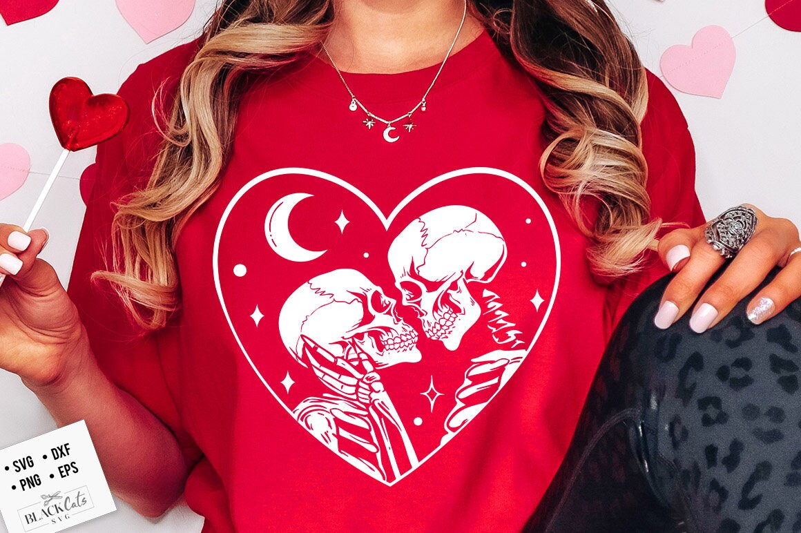 The Lovers SVG, The Lovers, Skeleton lovers svg, Valentine skeletons svg, Skeleton love svg, Skeleton heart svg