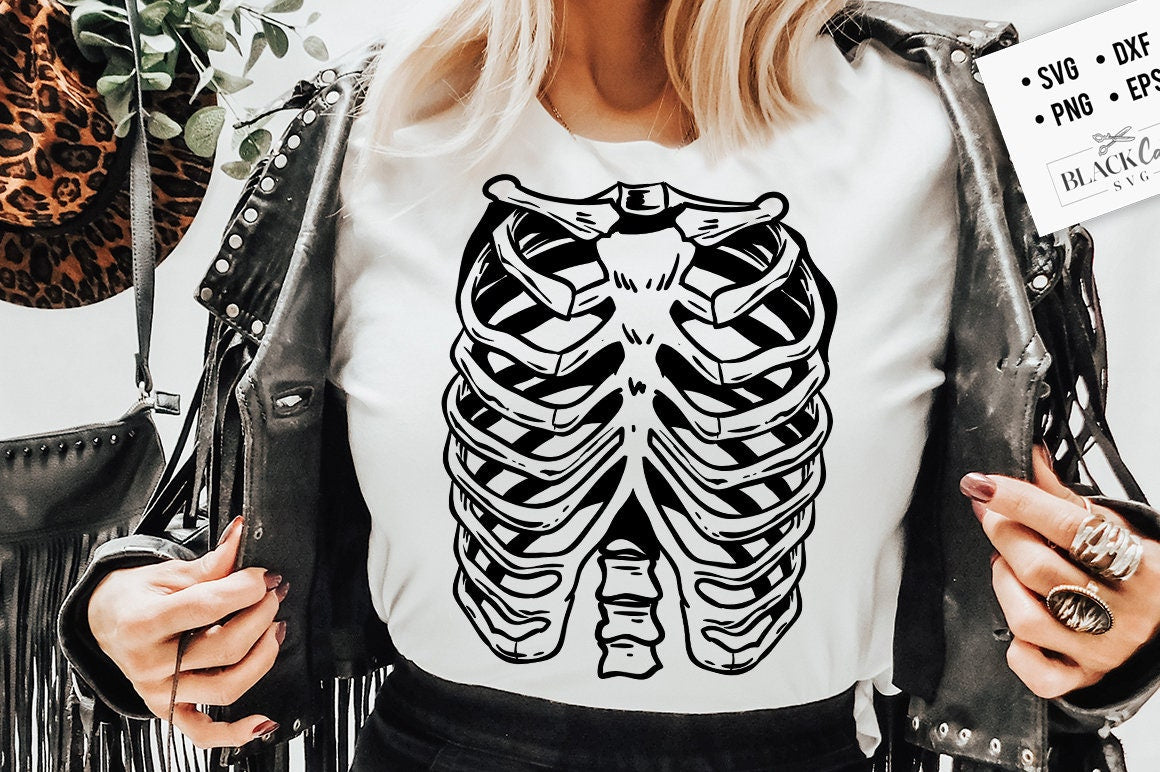 Floral rib cage SVG, Rib cage svg, Skeleton valentine's day SVG, Rib Cage skeleton SVG, Romantic skeleton svg