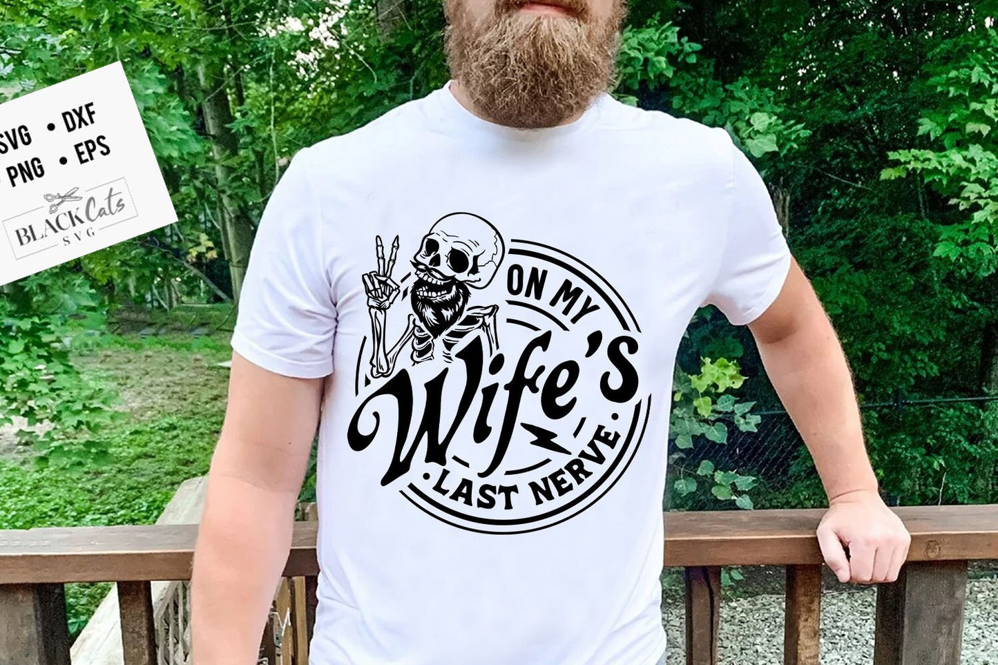 On My Wife's Last Nerve SVG, Last nerve svg, On My Wifes Last Nerve SVG, Wife svg