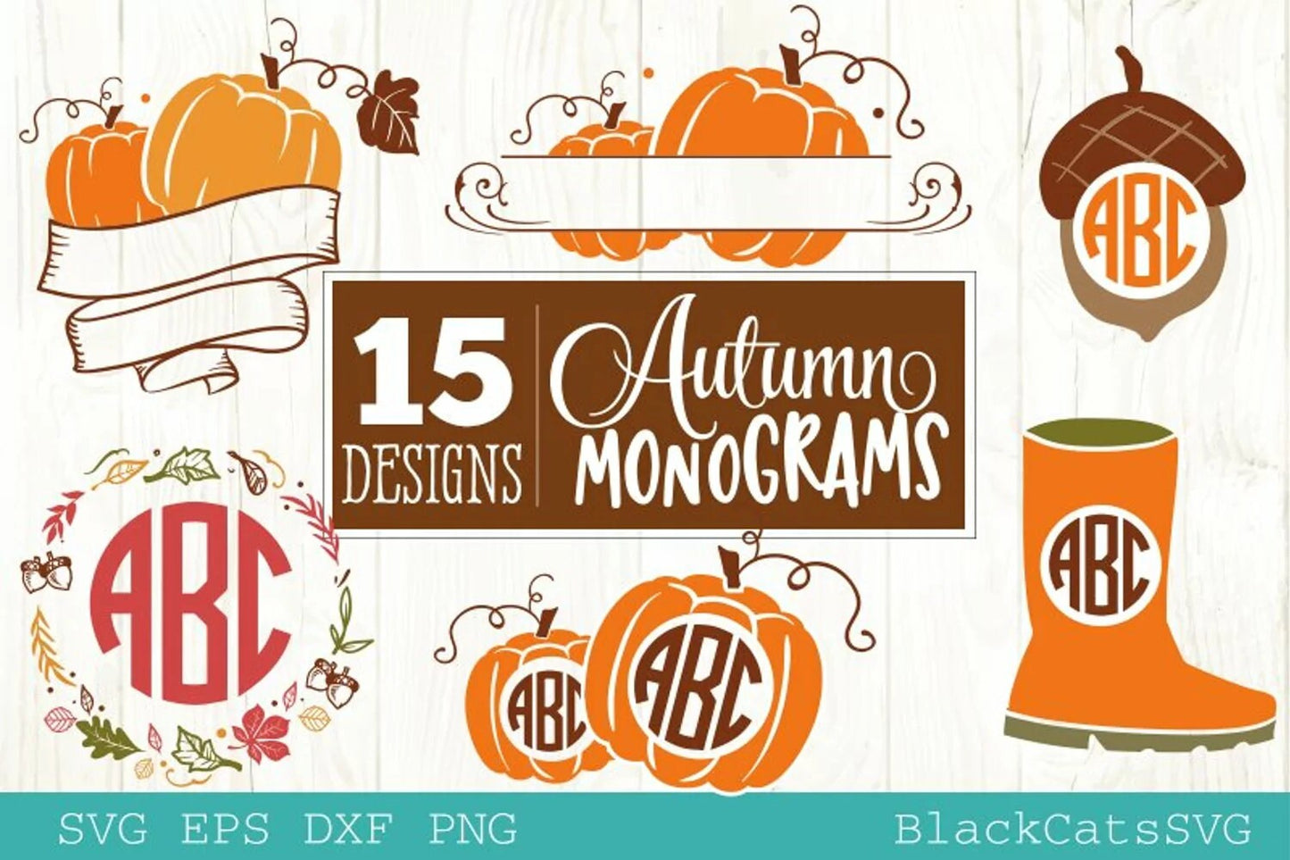 Autumn monograms svg, Autumn svg, Fall Monograms bundle svg, autumn svg design, thanksgiving svg, autumn cliparts svg, fall illustrations