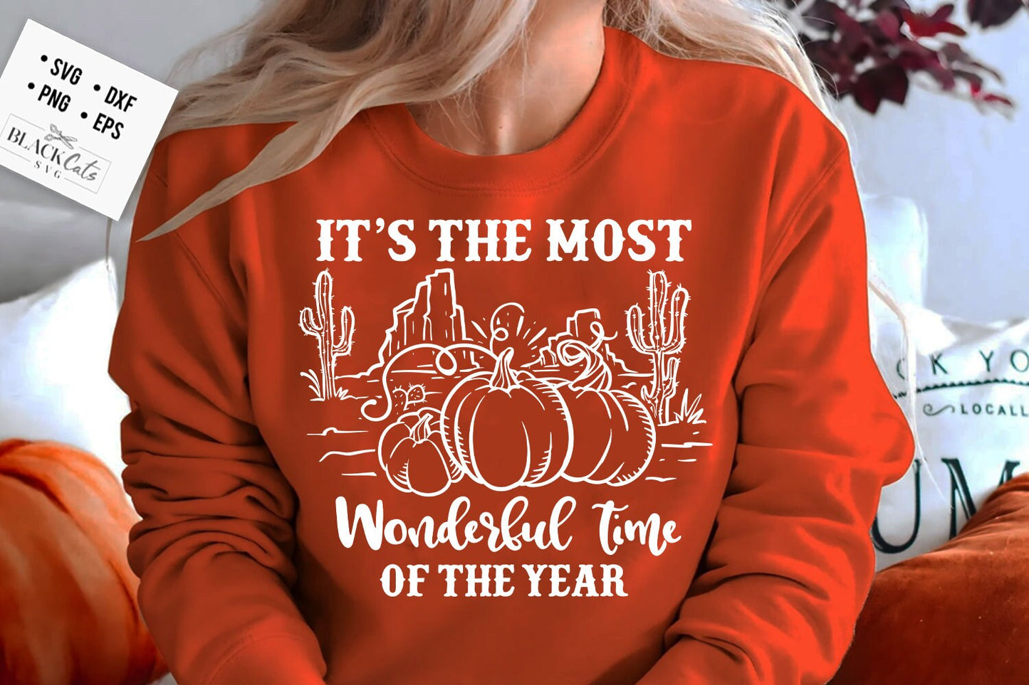 It's the most wonderful time of the year svg, Western fall svg, Western halloween svg, Autumn cowboy svg