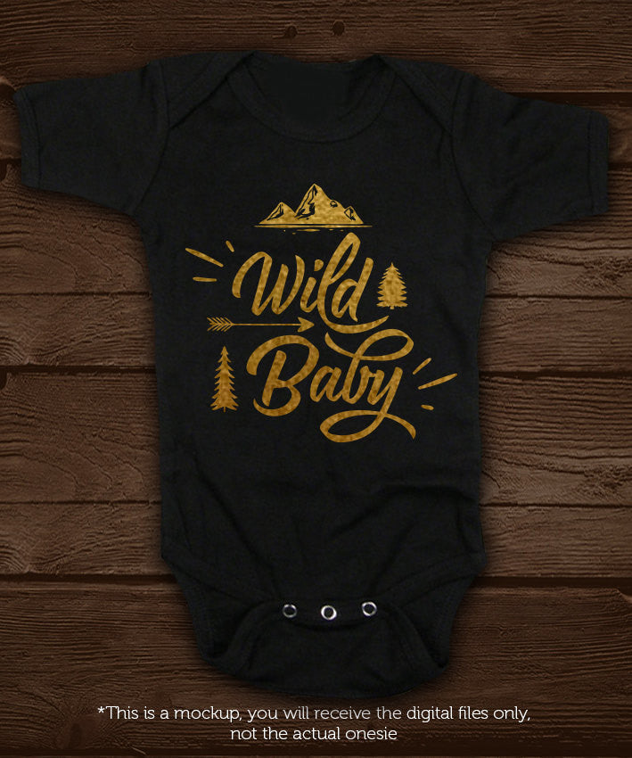 Wild Baby - SVG file Cutting File Clipart in Svg, Eps, Dxf, Png for Cricut & Silhouette - BlackCatsSVG