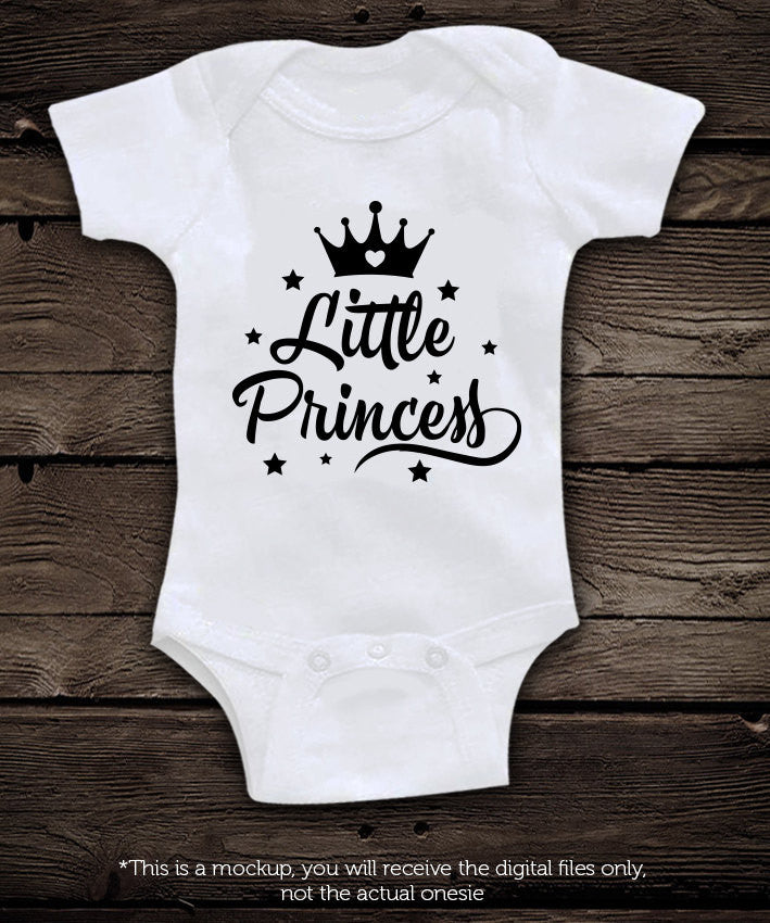 Little Princess SVG file Cutting File Clipart in Svg, Eps, Dxf, Png for Cricut & Silhouette svg - BlackCatsSVG