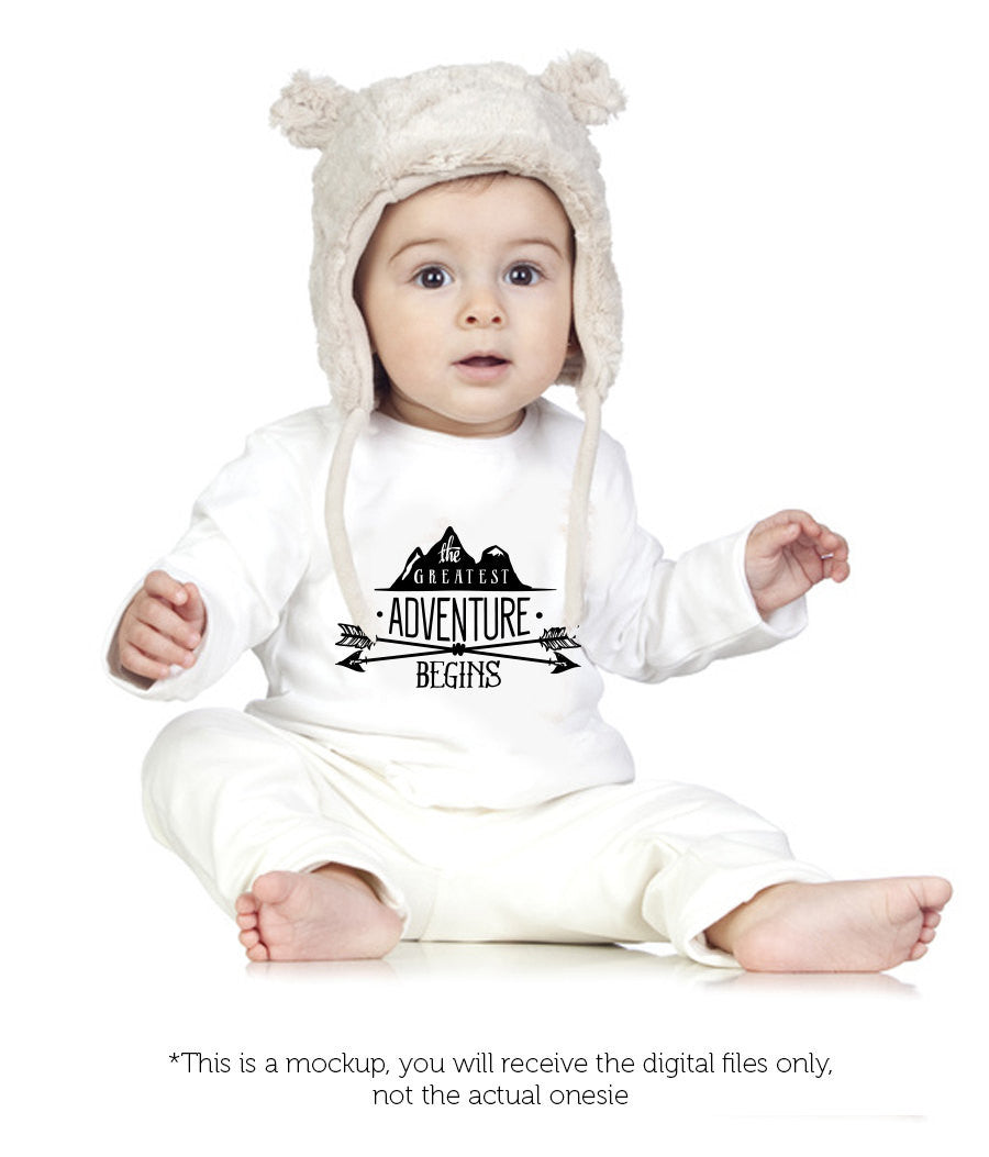 The greatest adventure begins - SVG file Cutting File Clipart in Svg, Eps, Dxf, Png for Cricut & Silhouette - nature wild arrows svg - BlackCatsSVG