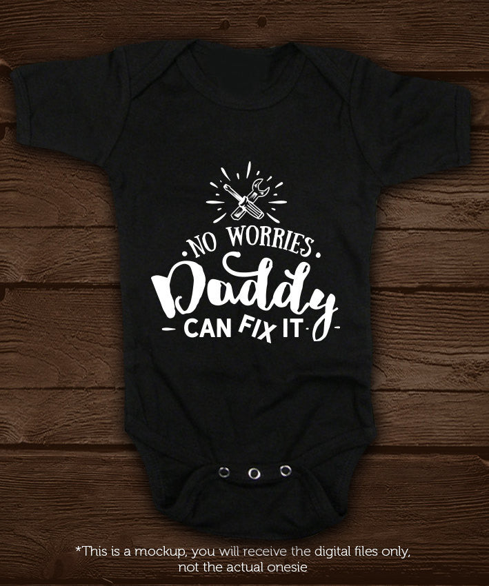 Daddy can fix it SVG file Cutting File Clipart in Svg, Eps, Dxf, Png for Cricut & Silhouette svg - BlackCatsSVG