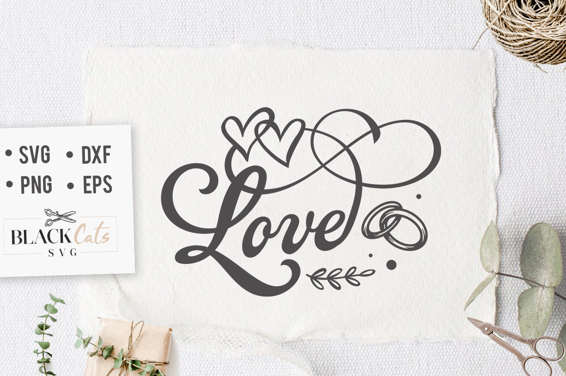 Love SVG File Wedding SVG