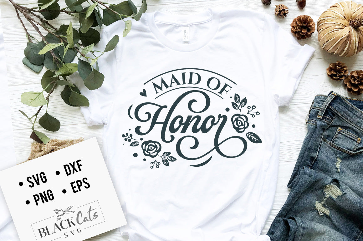 Maid of Honor SVG