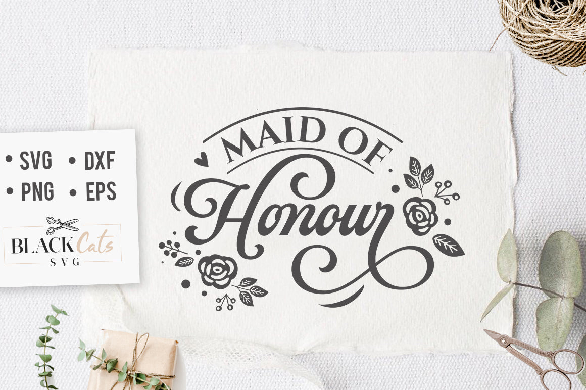 Maid of Honor SVG